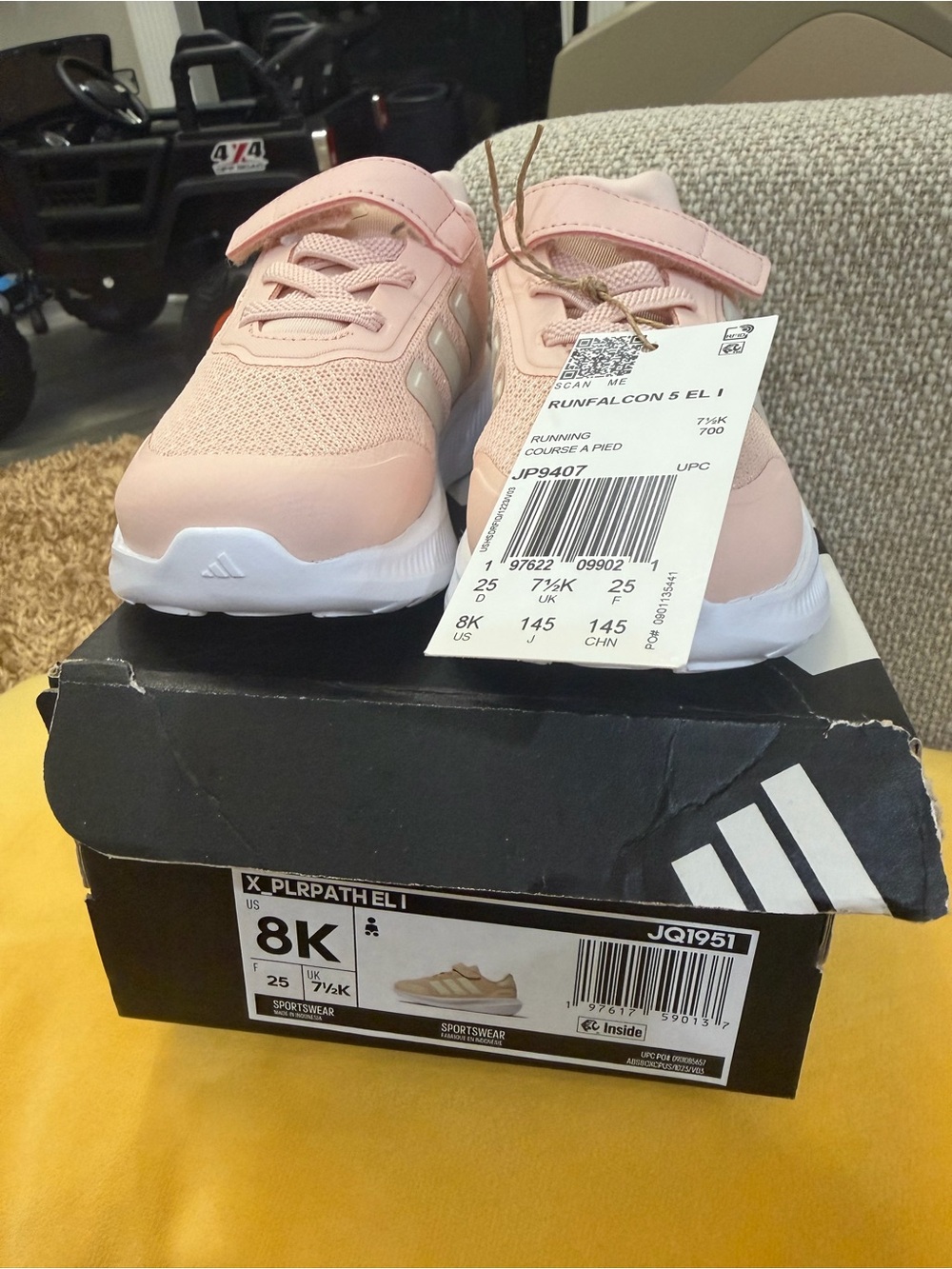 adidas Kids Pink Runfalcon 5 EL I Sneaker